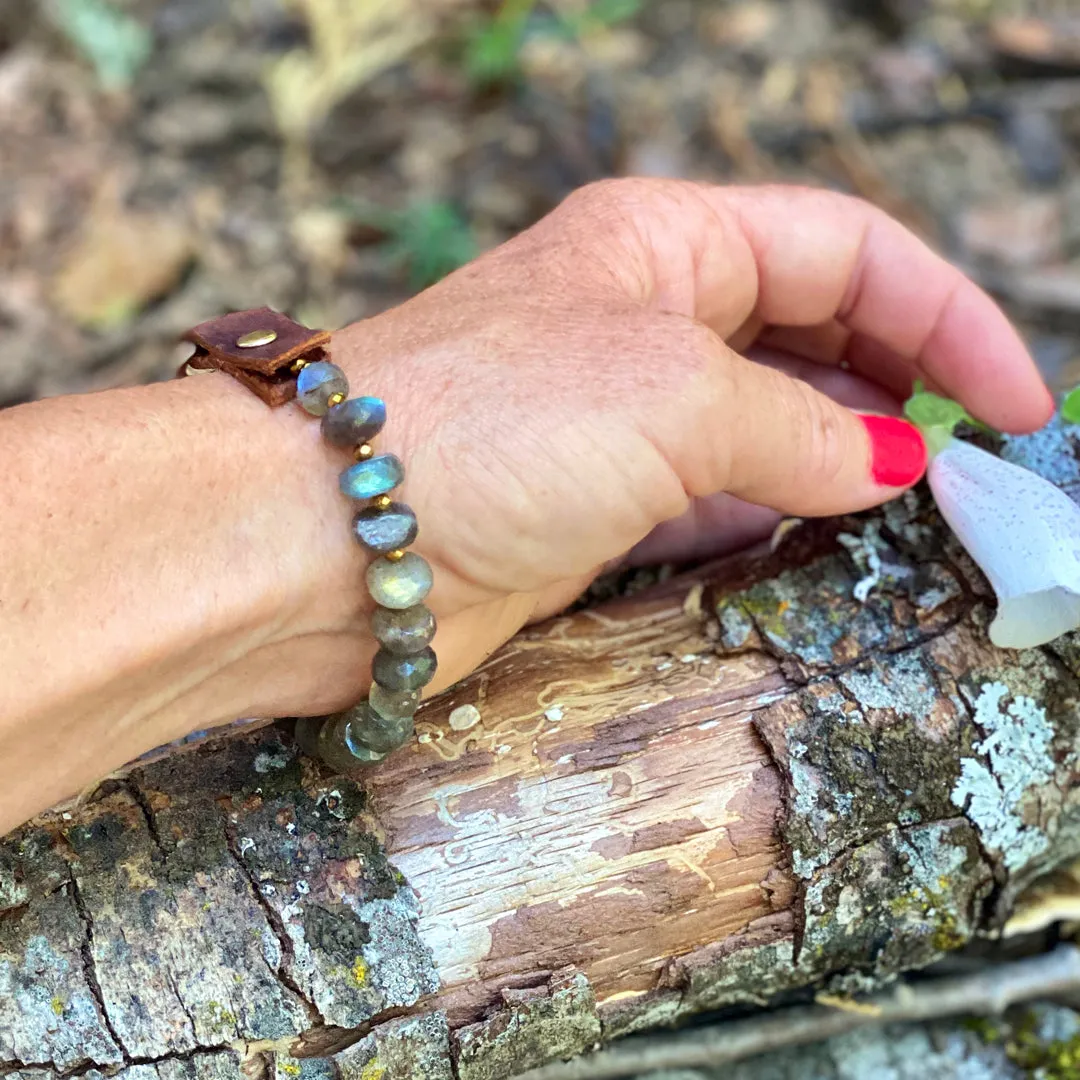 Serenity Labradorite Bracelet - Necklace Combo for a Positive Change in Your Life