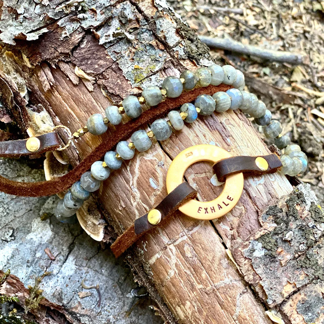 Serenity Labradorite Bracelet - Necklace Combo for a Positive Change in Your Life