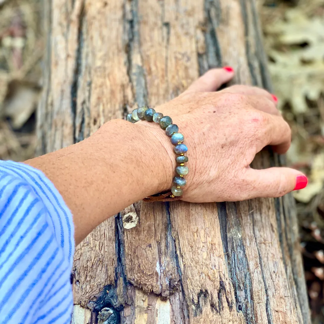 Serenity Labradorite Bracelet - Necklace Combo for a Positive Change in Your Life