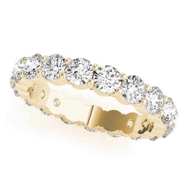 SPLENDOR 3.8 Carat Diamond Eternity Band in 14K/ 18K/ Platinum  25 pointer G Color SI1 Clarity By Mike Nekta SIZE 4 to 4.5