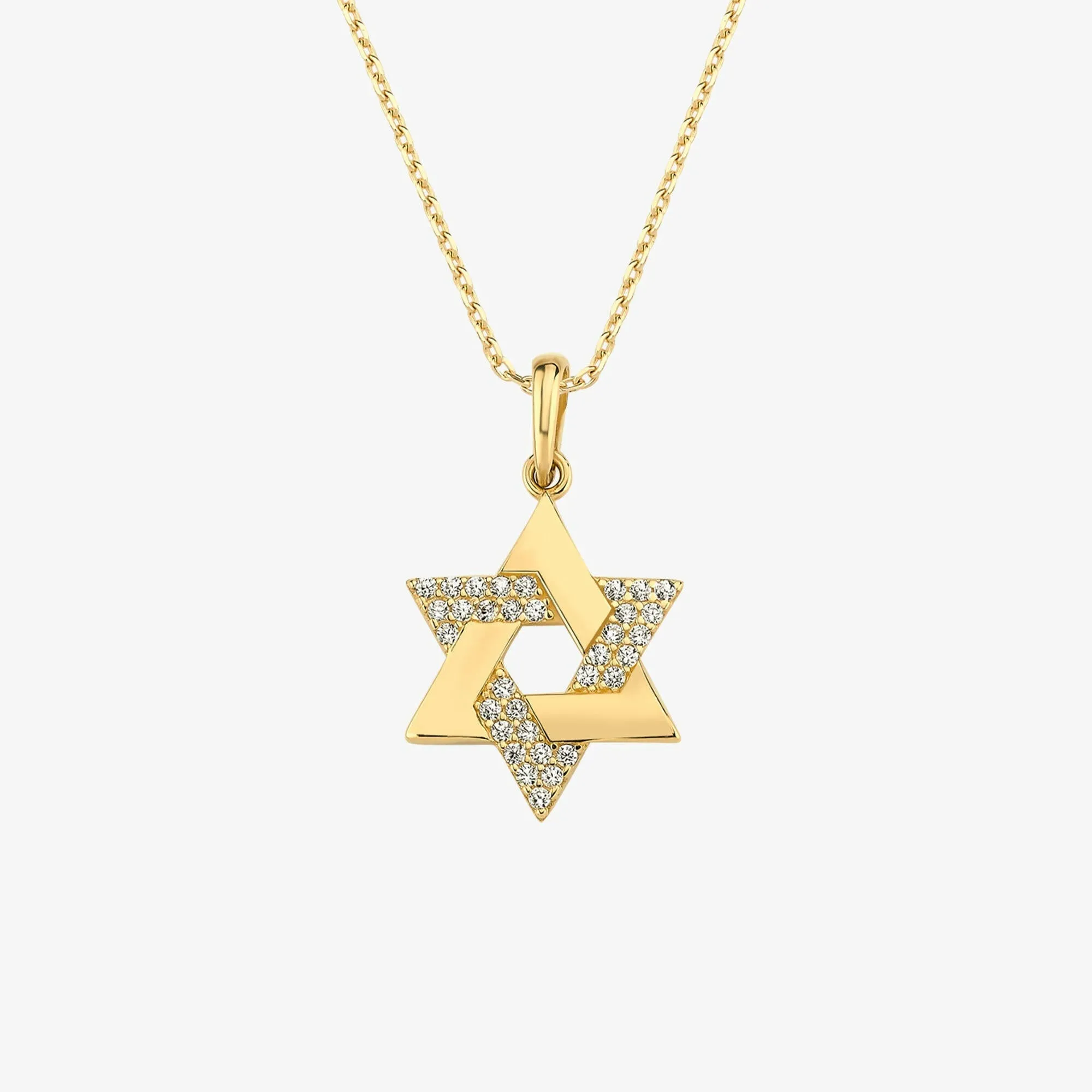 Star of David Necklace | 14K Solid Gold