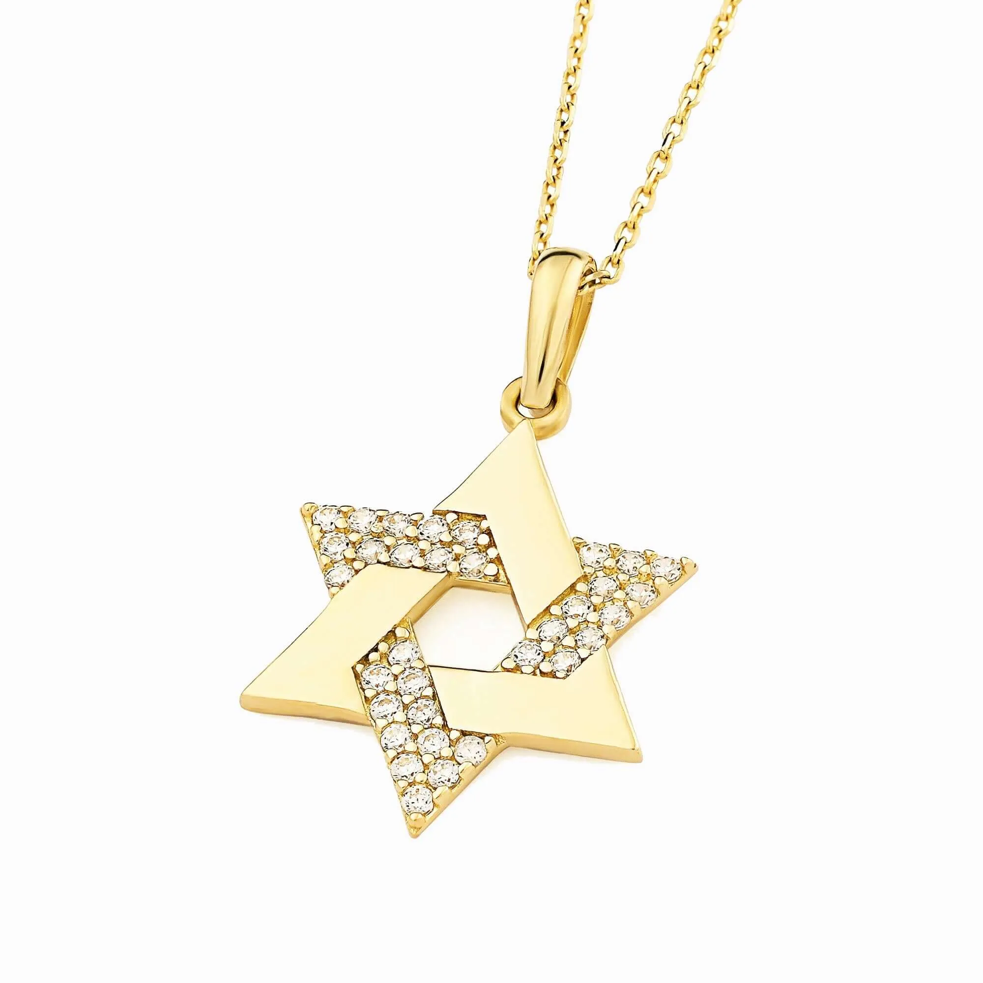 Star of David Necklace | 14K Solid Gold