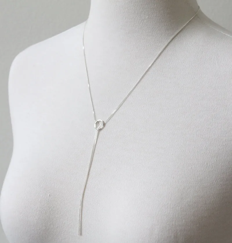 Suspension Lariat Necklace