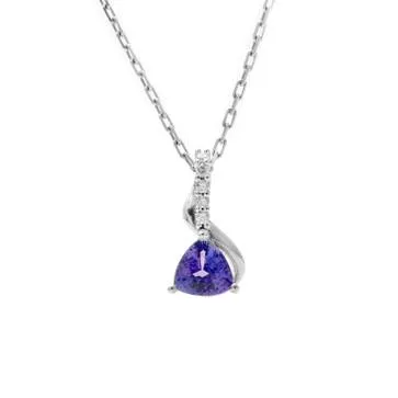 Tanzanite and Diamond Pendant