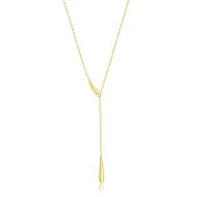 Teardrop Lariat Necklace