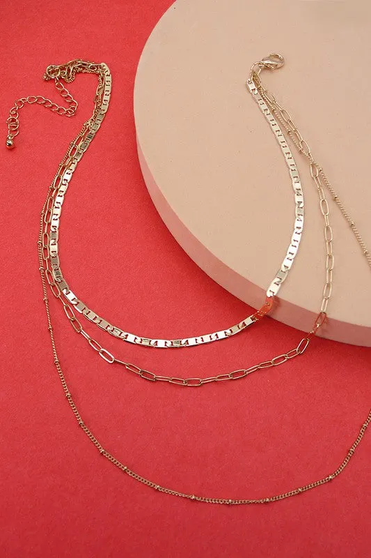 The Adrianna Delicate Layered Chain Necklace