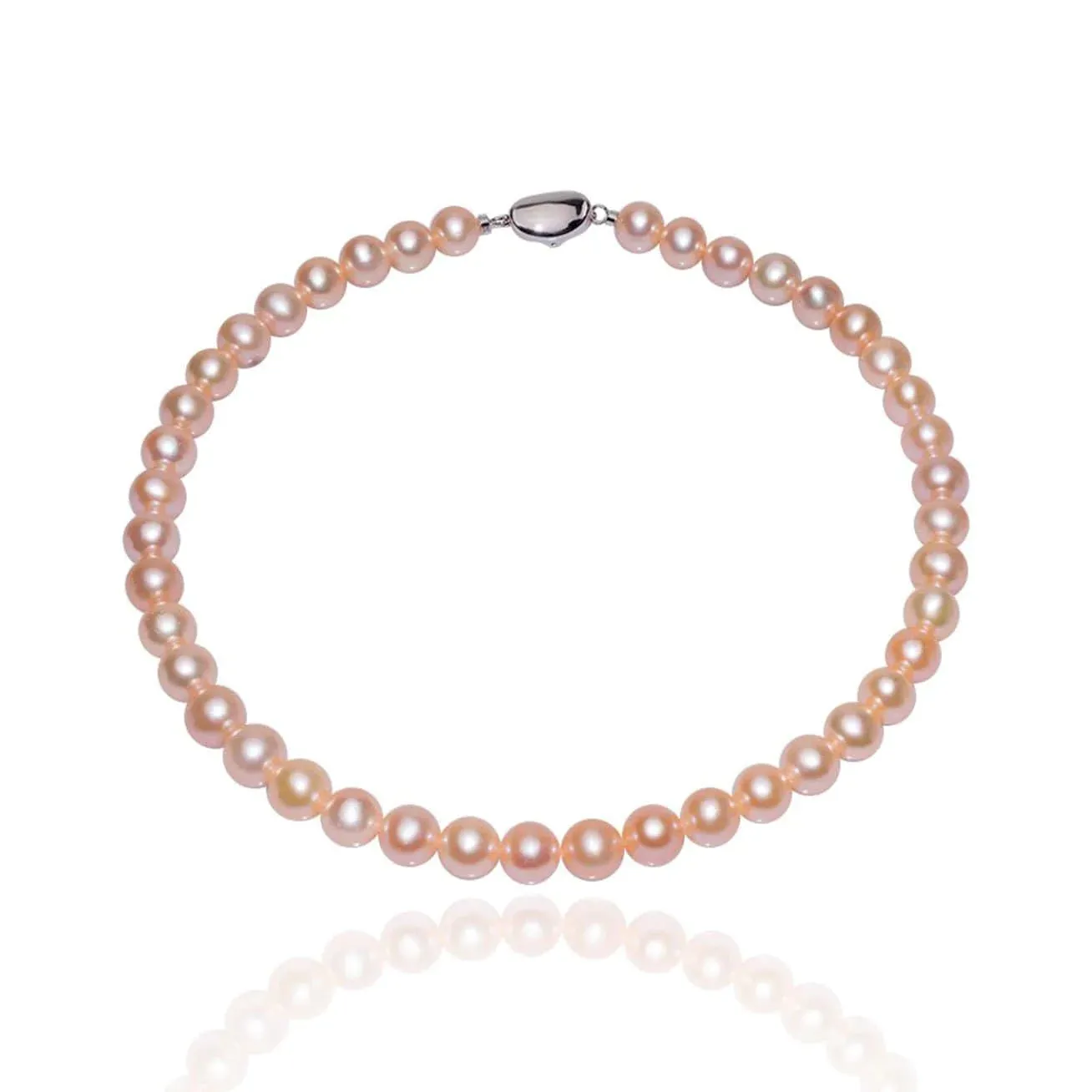 Top Lustre Pink Freshwater Pearl Necklace WN00496