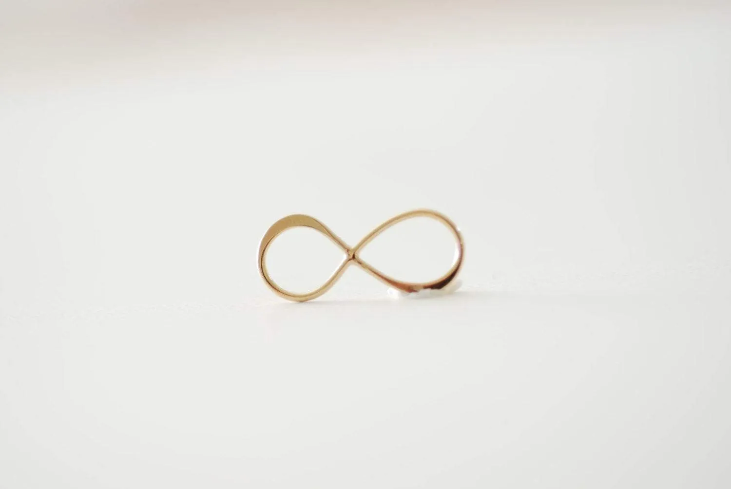 Vermeil Gold Wholesale Infinity Sign Connector Charm -18k gold plated over 925 silver infinite love symbol charm, Eternity Eight charm