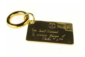 YVES SAINT LAURENT Y-mail large envelope key-ring bag charm